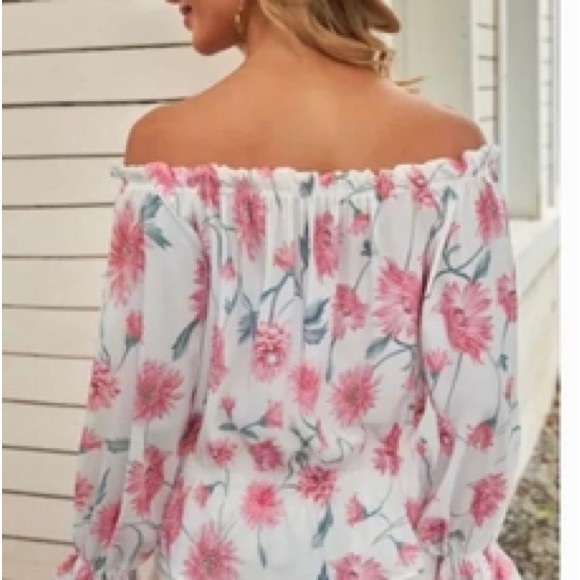 Off the shoulder silky top - Picture 1 of 2